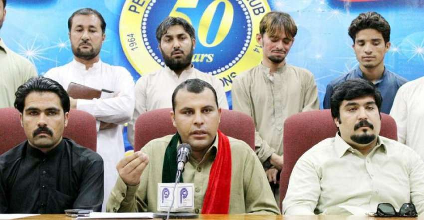 پشاور: تحریک انصاف یوتھ ونگ فاٹا کے مرکزی رہنما شاہد شینواری ..