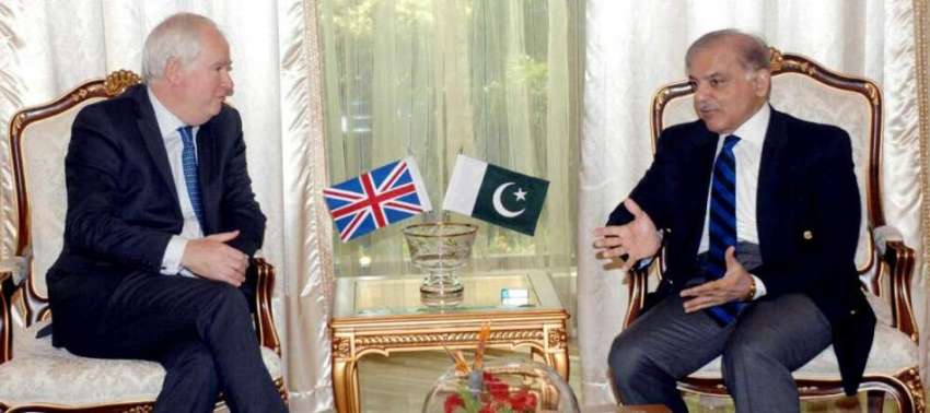اسلام آباد: وزیر اعلیٰ پنجاب محمد شہباز شریف سے برطانیہ ..