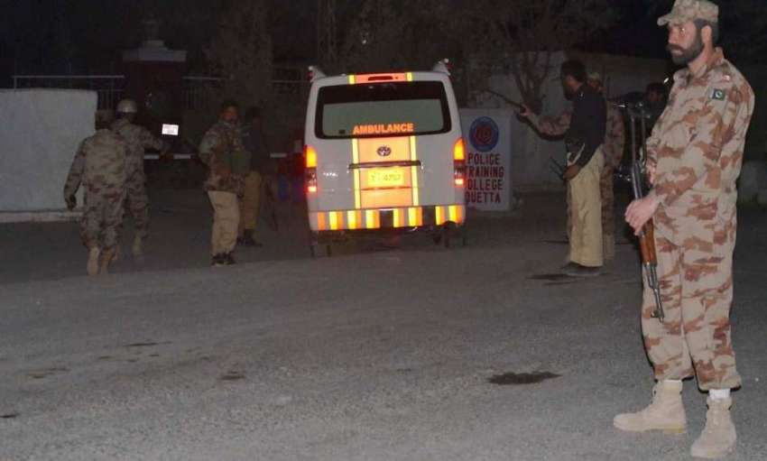 کوئٹہ: سریاب روڈ پر پولیس ٹریننگ سینٹر میں دہشتگردوں کے ..