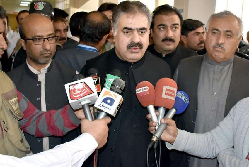 کوئٹہ: وزیر اعلیٰ بلوچستان نواب ثناء اللہ خان زہری سول ہسپتال ..