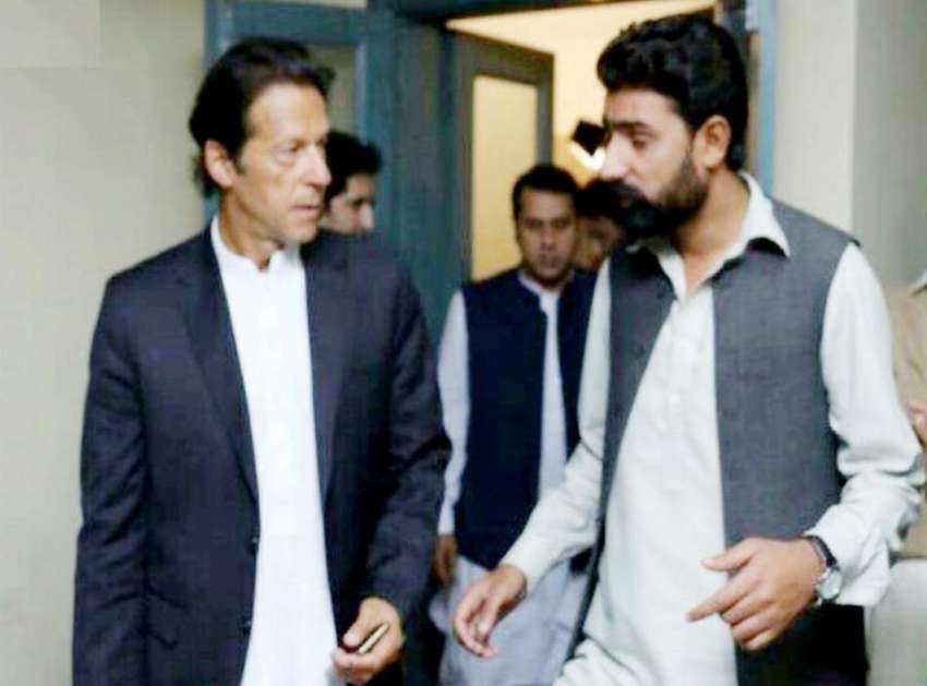 اسلام آباد: چیئرمین پاکستان تحریک انصاف عمران خان سے راولپنڈی ..