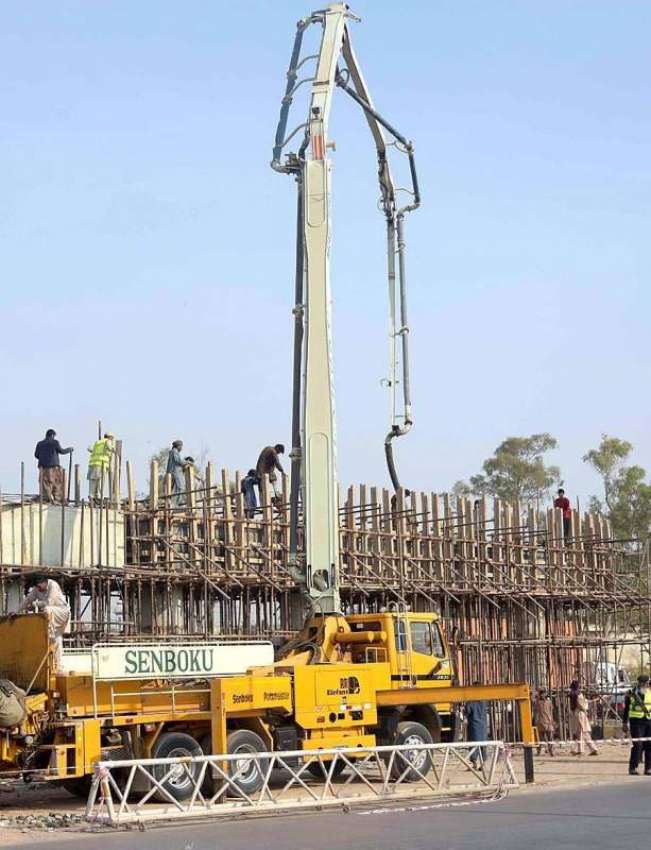 اسلام آباد: کورل انٹر چینج منصوبے پر تیزی سے تعمیراتی کام ..