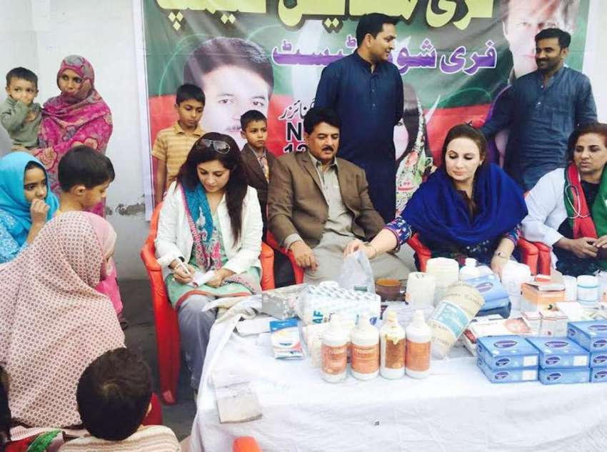 لاہور: تحریک انصاف کے رہنما جمشید اقبال چیمہ ، ان کی اہلیہ ..