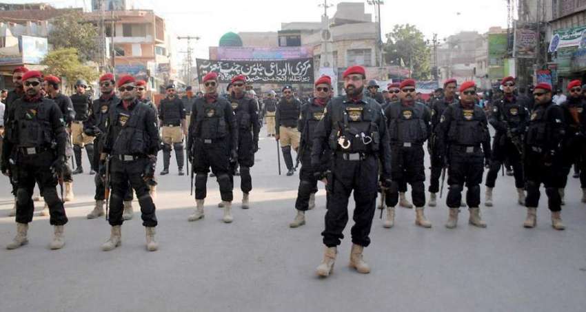 حیدر آباد: 8ربیع الاول چپ تعزیے کے جلوس کی گزر گاہوں پر سیکیورٹی ..