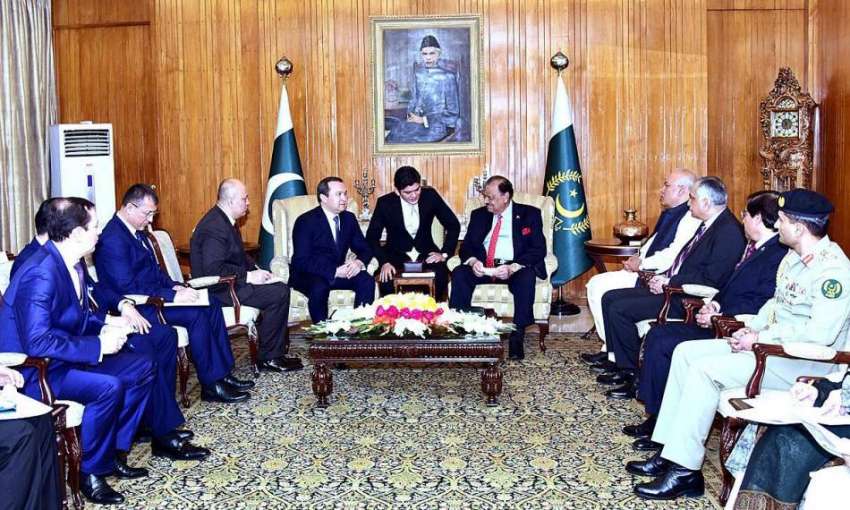 اسلام آباد: صدر ممنون حسین سے ازبکستان کے ڈپٹی وزیر اعظم ..