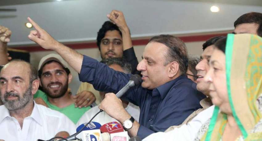 لاہور: این اے ایک سو بیس کی انتخابی مہم میں عبدالعلیم خان ..