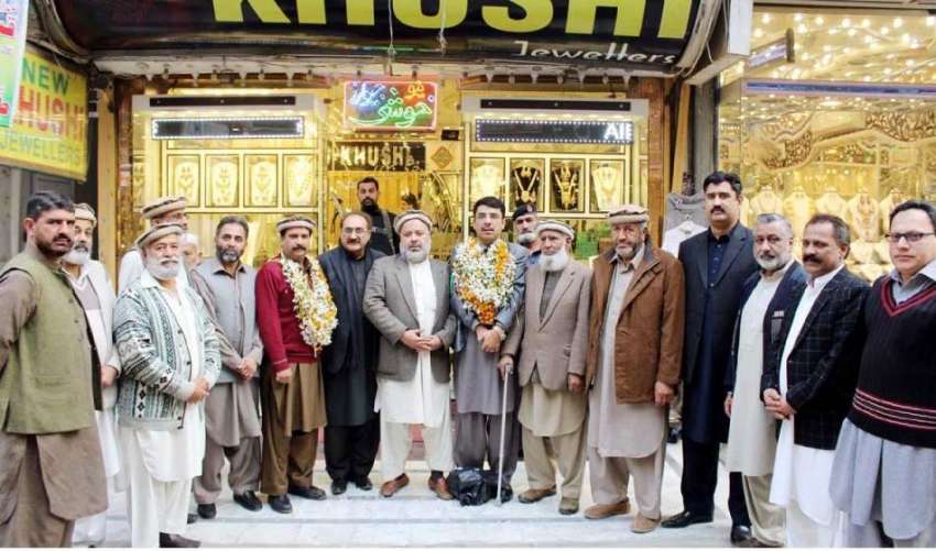 پشاور: کینٹ تاجروں کے صدر مجیب الرحمان کا گولڈ سنٹر الیکشن ..
