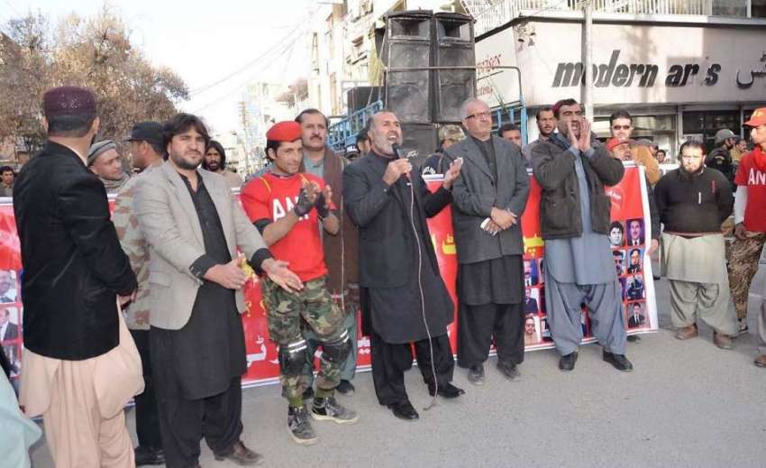 کوئٹہ: عوامی نیشنل پارٹی بلوچستان کے صوبائی صدر اصغر خان ..