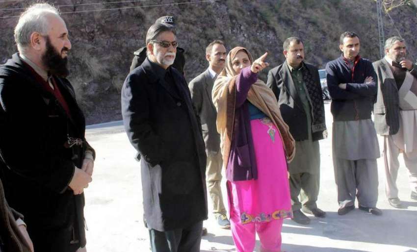 مظفر آباد: وزیر سماجی بہبود نورین عارف پٹہکہ دورہ کے دوران ..
