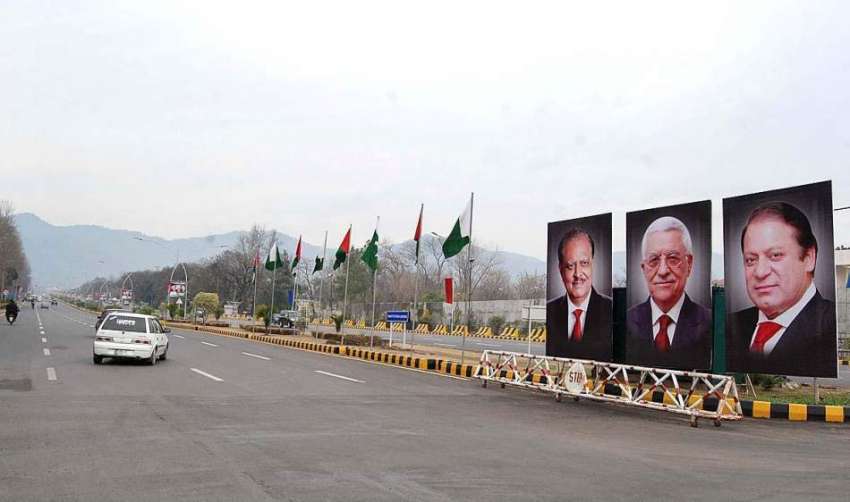 اسلام آباد: وفاقی دارالحکومت میں فلسطین کے صدر محمود عباس ..