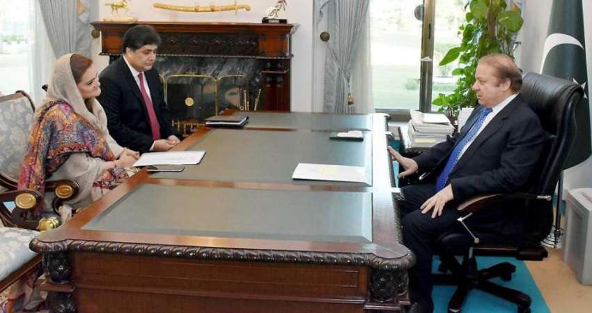 اسلام آباد: وزیر اعظم نواز شریف سے وزیر مملکت اطلاعات و نشریات ..