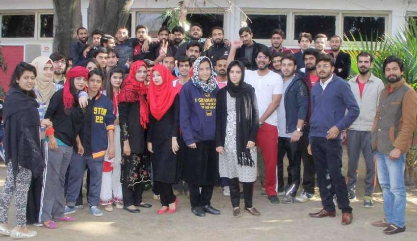 لاہور: پنجاب یونیورسٹی کے سپورٹس گالہ میں شریک طلباء وطالبات ..