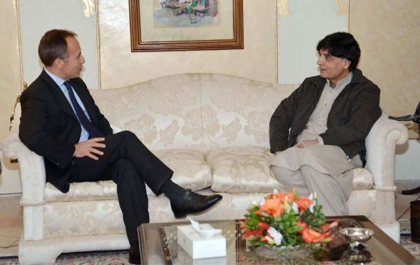 اسلام آباد: وزیر داخلہ چوہدری نثار علی خان سے برطانوی ہائی ..