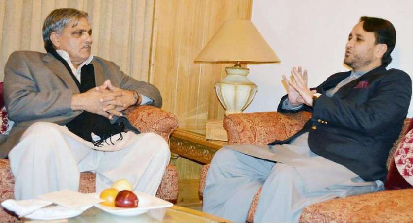 اسلام آباد: وزیر امور کشمیر چوہدری برجیس طاہر سے وزیر اعلیٰ ..