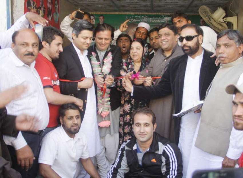 لاہور: تحریک انصاف کے یو سی 51کریم پارک میں آفس کا افتتاح ..
