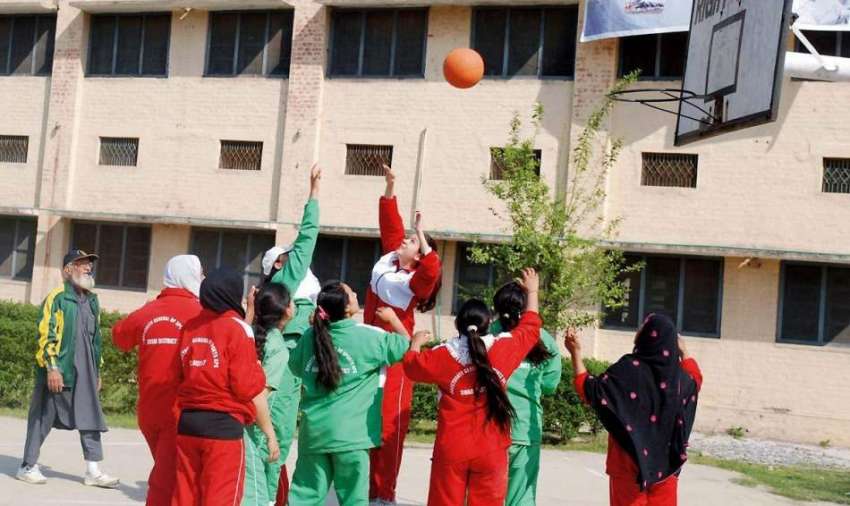 پشاور: انڈر 23خیبر پختونخوا گیمز، خواتین انٹر ڈسٹرکٹ مقابلوں ..