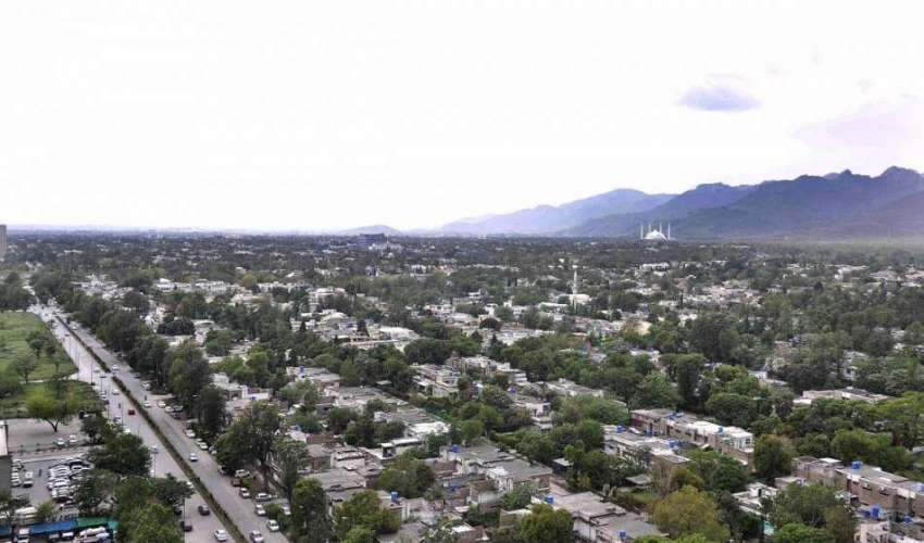 اسلام آباد: وفاقی دارالحکومت کا فضائی منظر۔