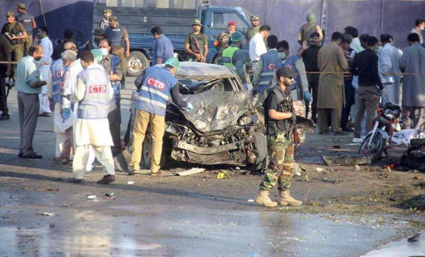 لاہور: فیروز پورروڈ پر دھماکے کے بعد قانون نافذ کرنیوالے ..