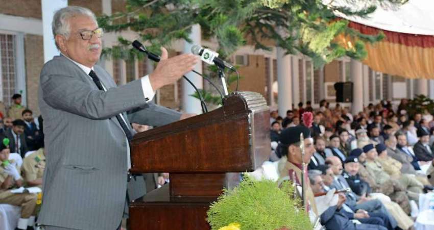 پشاور: گورنر خیبر پختونخوا اقبال ظفر جھگڑا گریژن کالج کوہاٹ ..