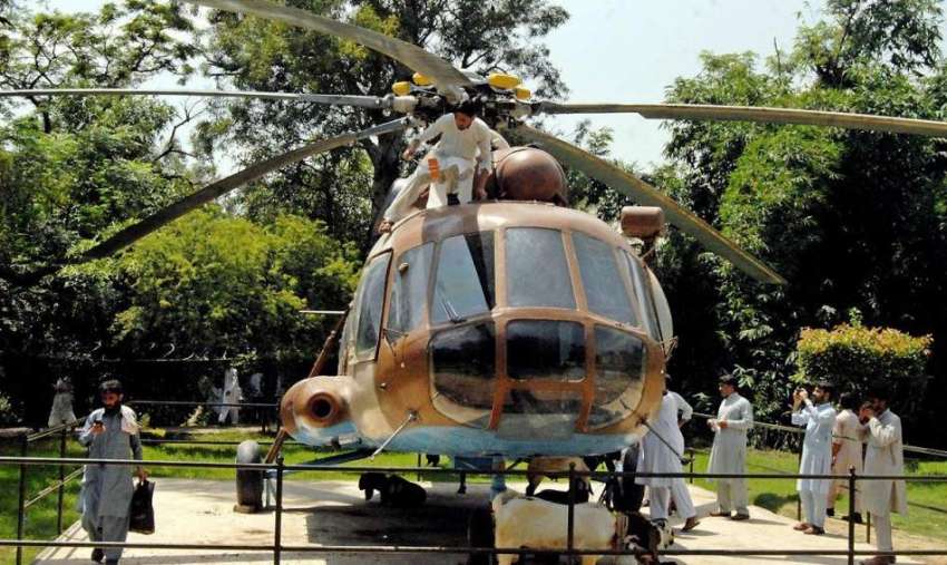 راولپنڈی: یوم دفاع کے حوالے سے ایوب پارک میں لگے ماڈل کے ..
