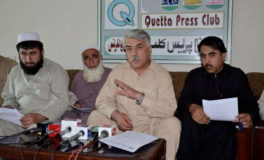 کوئٹہ: آل بلوچستان رکشہ یونین کوئٹہ کے صدر لالا محمد یوسف ..