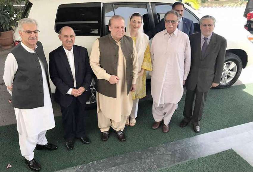 اسلام آباد: وزیر اعظم نواز شریف کے ساتھ جے آئی ٹی میں پیشی ..