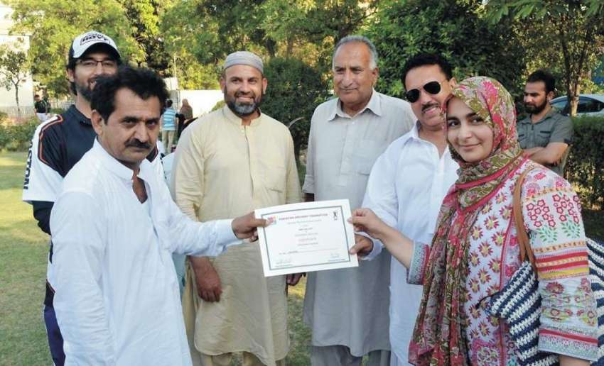 پشاور: پاکستان آرچری فیڈریشن کے زیر اہتمام کوچنگ کورس کے ..