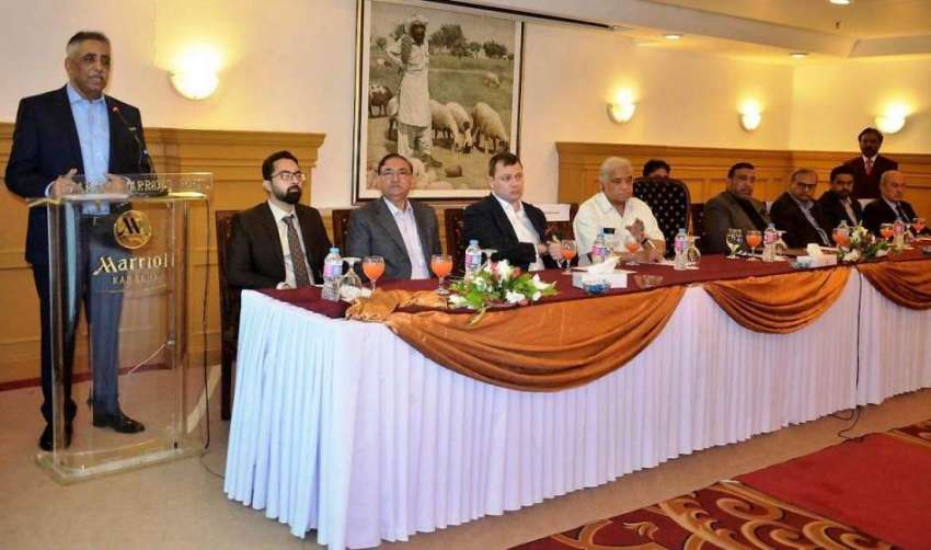 کراچی: گونرر سندھ محمد زبیر ایمبیسیڈ میگزین کی جانب سے منعقدہ ..