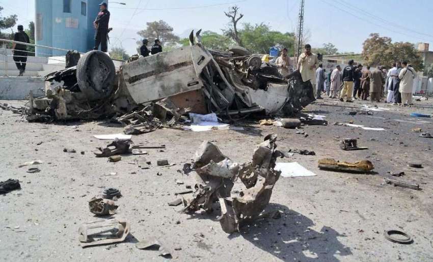 کوئٹہ: شہداء چوک کے قریب بم دھماکے میں استعمال ہونے والی ..