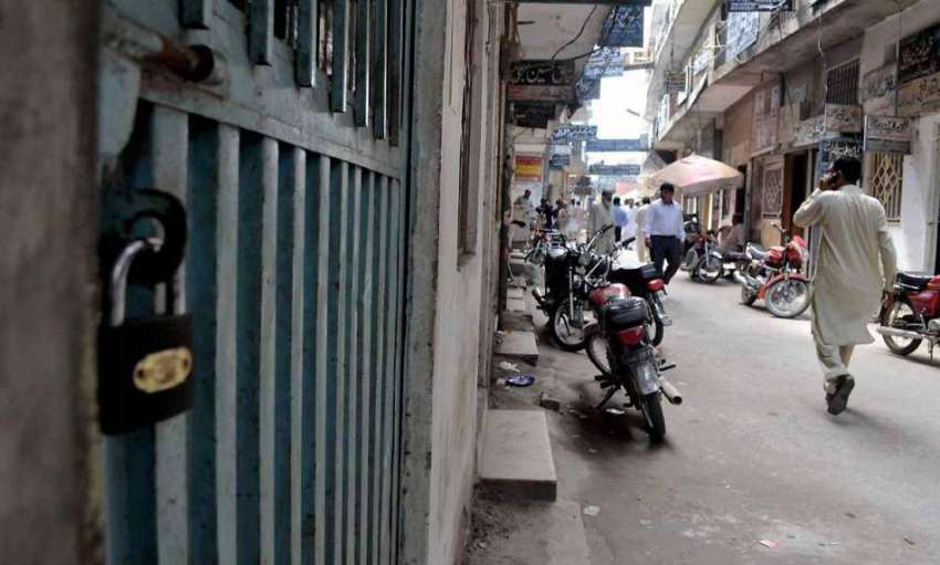راولپنڈی: وکلاء کی ہڑتال کے باعث کچہری میں وکلا چیمبر بند ..