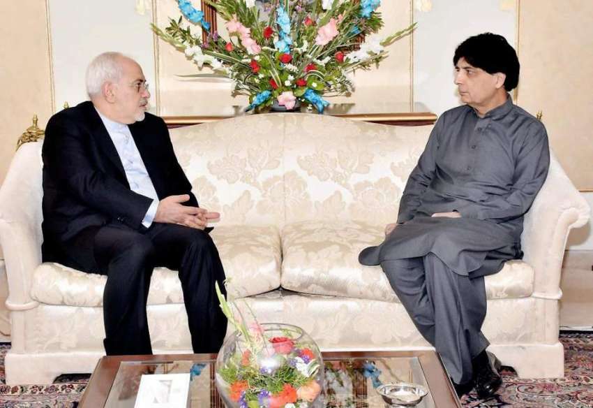 اسلام آباد: وزیر داخلہ چوہدری نثار علی خان سے ایرانی وزیر ..