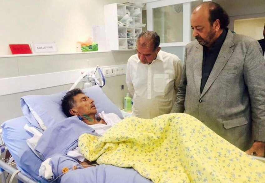 کراچی: قائمقام گورنر سندھ آغا سراج درانی نجی ہسپتال میں ..