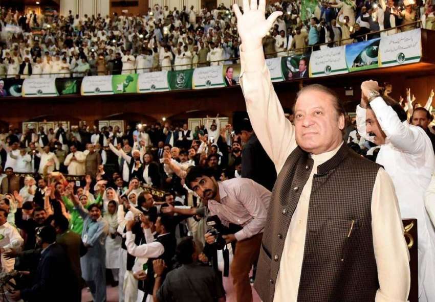 اسلام آباد: مسلم لیگ (ن) کا بلا مقابلہ صدر منتخب ہونے کے بعد ..
