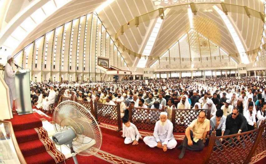 اسلام آباد: رمضان المبات کے جمعةالمبارک کے موقع پر فیصل ..