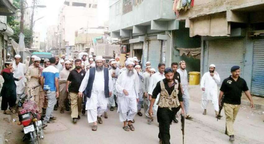 کراچی: جمعیت علماء اسلام کے صوبائی نائب امیر قاری محمد عثمان ..