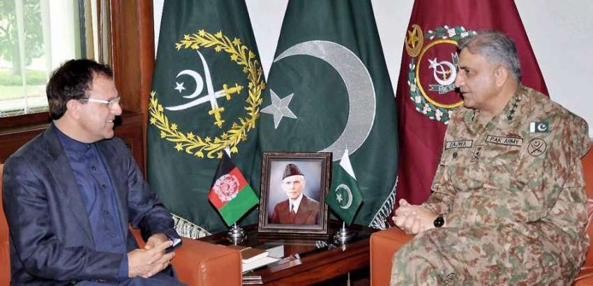 راولپنڈی: آرمی چیف جنرل قمر جاوید باجوہ سے افغانستان کے ..