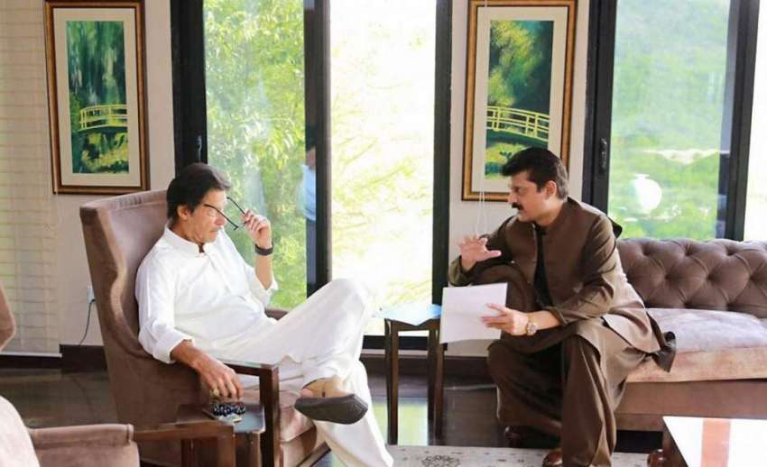 اسلام آباد: چیئرمین پاکستان تحریک انصاف عمران خان سے تحریک ..
