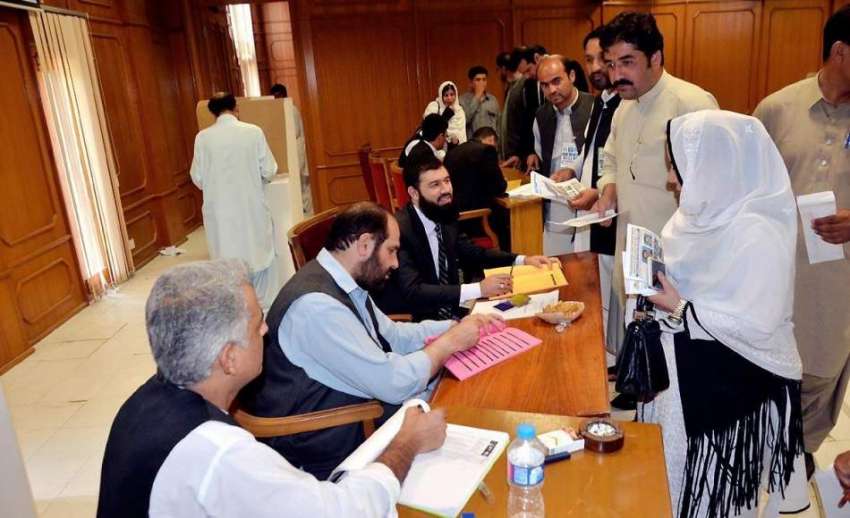 کوئٹہ: بلوچستان ہائیکورٹ بار ایسوسی ایشن کے انتخابات کے ..