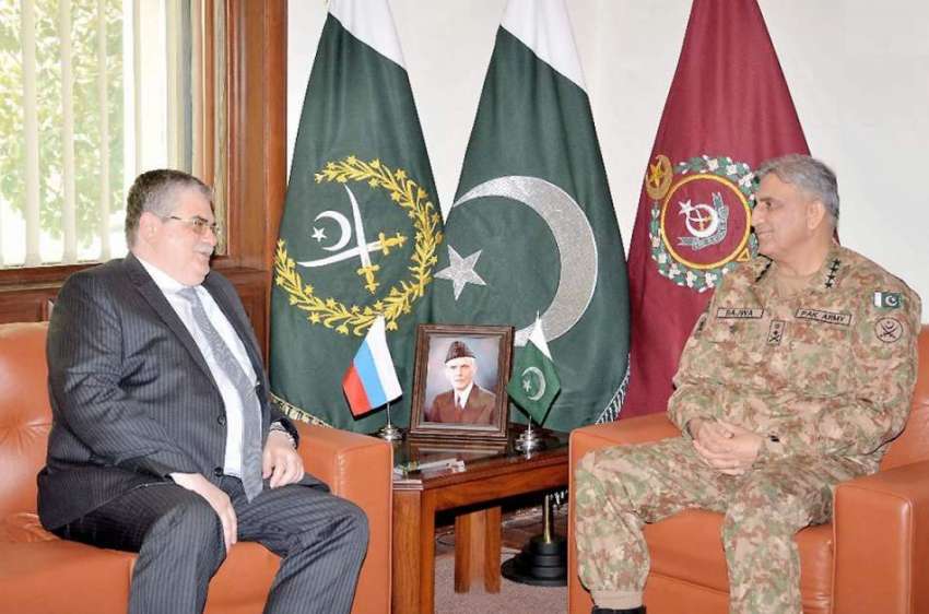 راولپنڈی: آرمی چیف جنرل قمر جاوید باجوہ سے روسی سفیر ملاقات ..