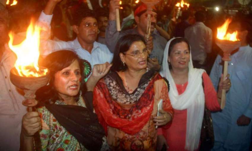 لاہور: پیپلز پارٹی کے زیر اہتمام حلقہ این اے 120کی انتخابی ..