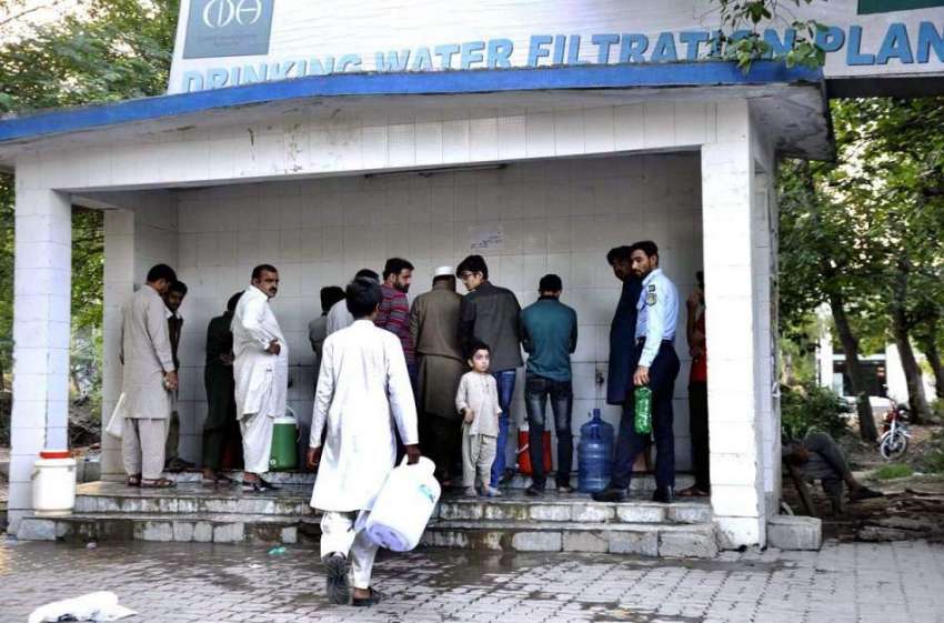 اسلام آباد: وفاقی دارالحکومت میں شہری واٹر فلٹریشن پلانٹ ..