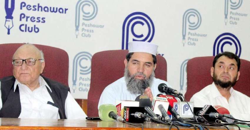 پشاور: فاٹا سیاسی اتحاد کے صدر سرفراز خان فاٹا اصلاحات کے ..