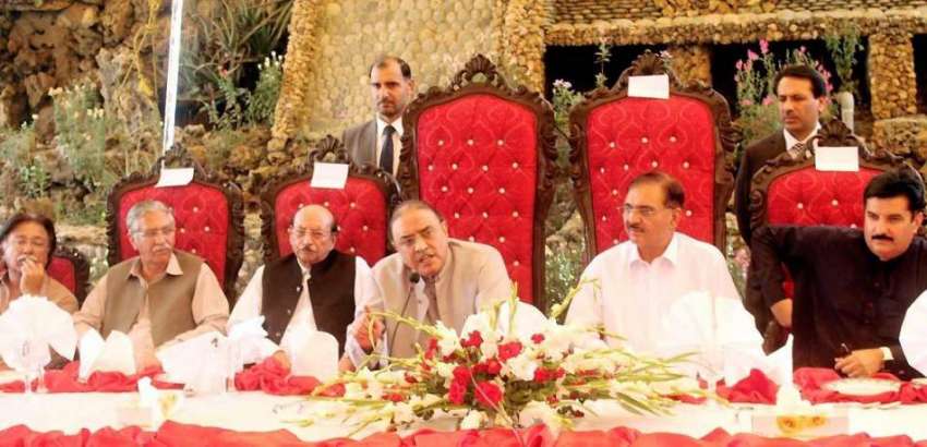 پشاور: سابق صدر آصف علی زرداری پیپلز پارٹی خیبر پختونخوا ..