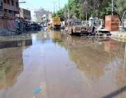 حیدر آباد: نورانی بستی میں سڑک پر سیوریج کا پانی جمع ہے، انتظامیہ کی ..