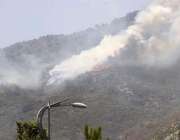 اسلام آباد: آگ سے نکلنے والا دھواں فضائی آلودگی کا سبب بن رہا ہے انتطامیہ ..
