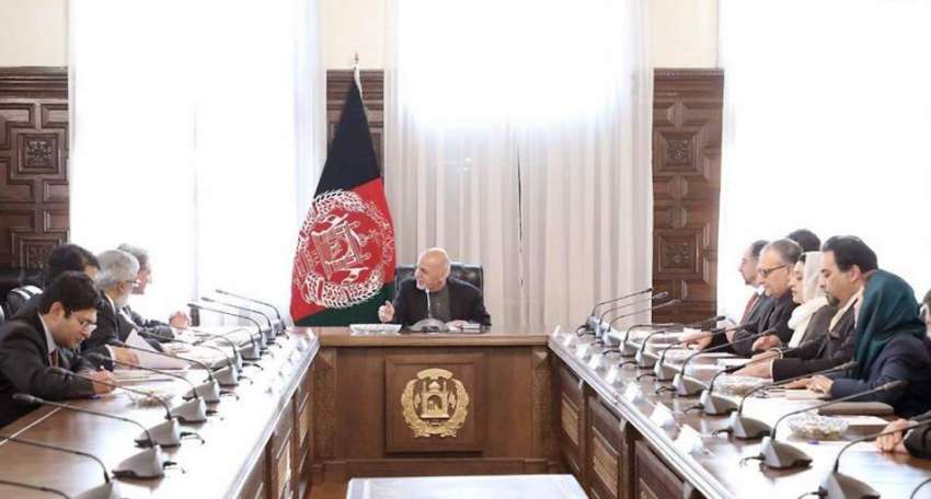 کابل: وزیر خارجہ مخدوم شاہ محمود قریشی صدارتی محل میں افعان ..