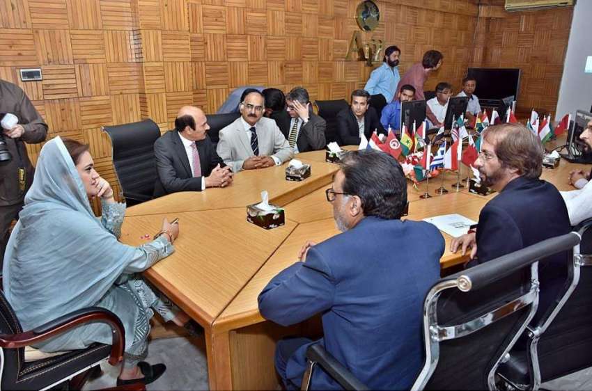 اسلام آباد: وزیر مملکت اطلاعات و نشریات مریم اونگزیب اے ..