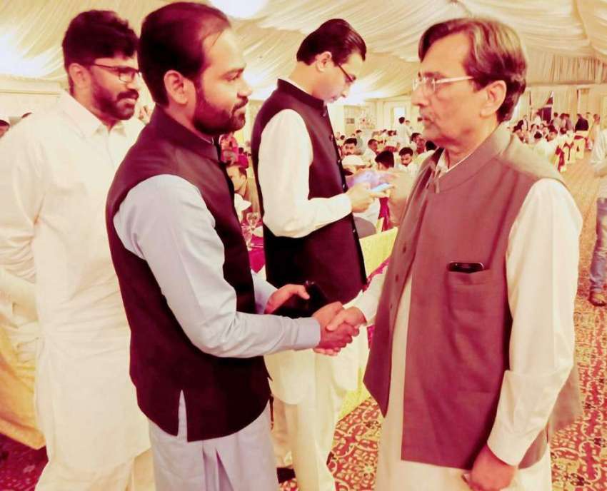 لاہور: آغا حسین شاہ کی صاحبزاری کی شادی کی تقریب میں مسلم ..