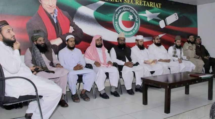 لاہور: تحریک انصاف علماء زونگ کے زیر اہتمام انتخابات میں ..