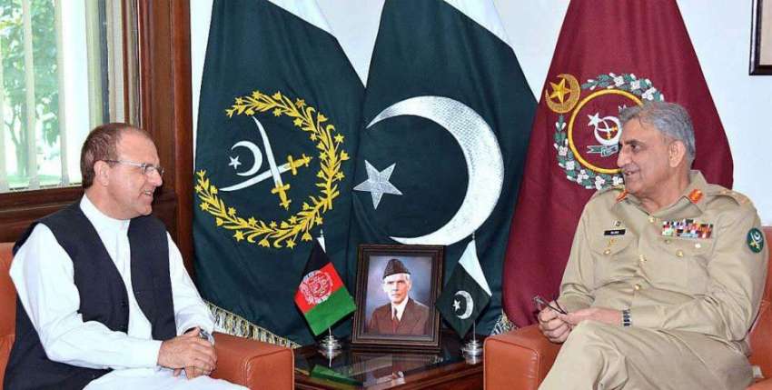 راولپنڈی: آرمی چیف جنرل قمر جاوید باجوہ سے افغانستان کے ..